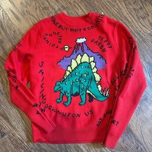 Teddy Fresh Dino Sweater Red Unisex XS